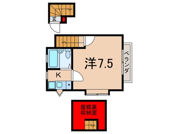 エスポワール高義の物件間取画像